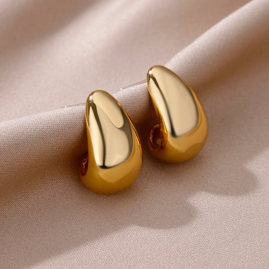 Aurelia Dome Drop Earrings