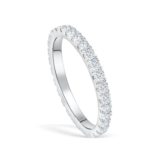 The Elva Stackable Eternity Band Ring