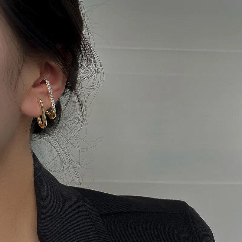 The Ada Irregular Claw Earrings