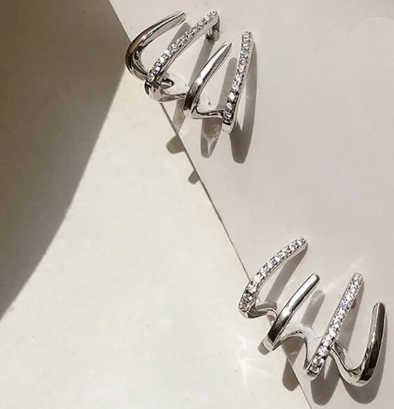 The Ada Irregular Claw Earrings