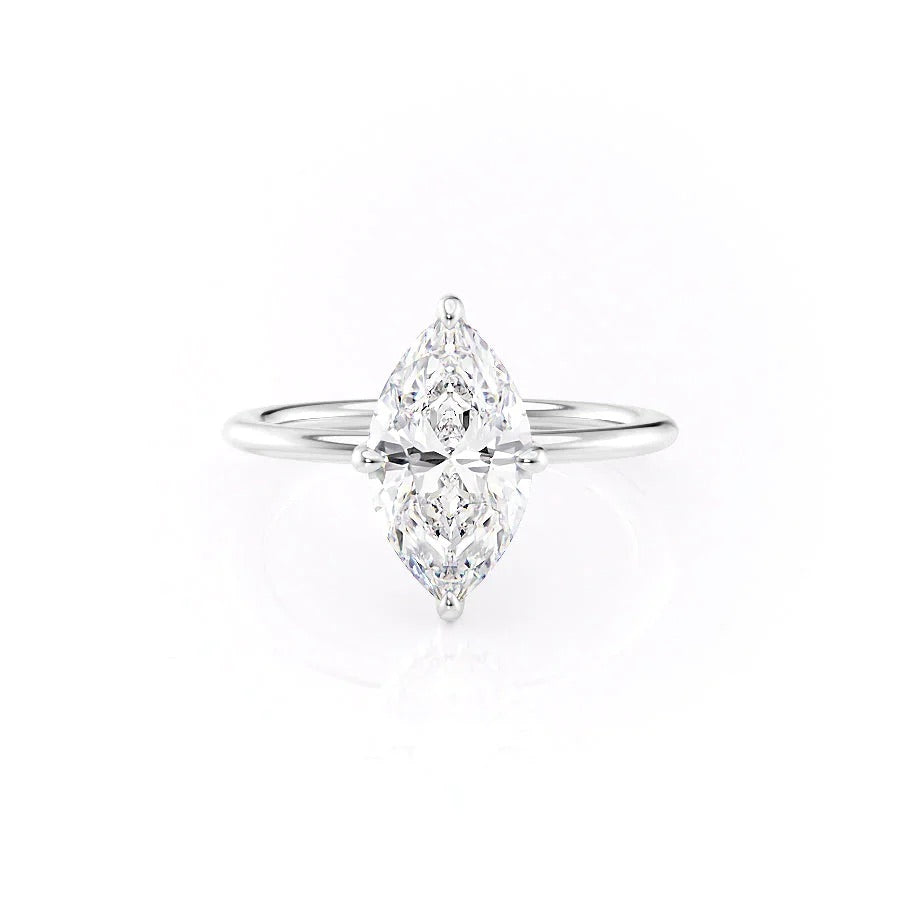 The Marilyn Marquise Cut Solitaire Band Ring