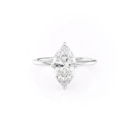 The Marilyn Marquise Cut Solitaire Band Ring