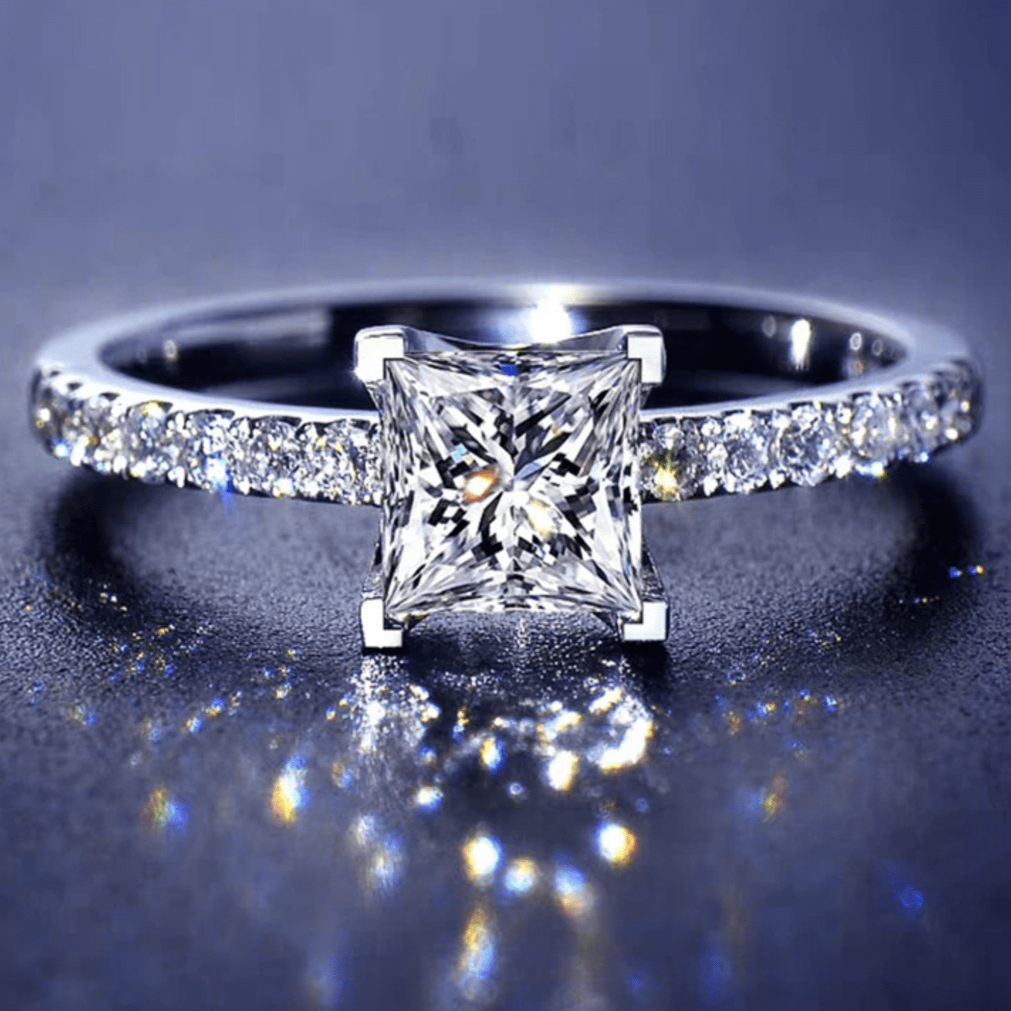 The Fiona Princess Cut Ring