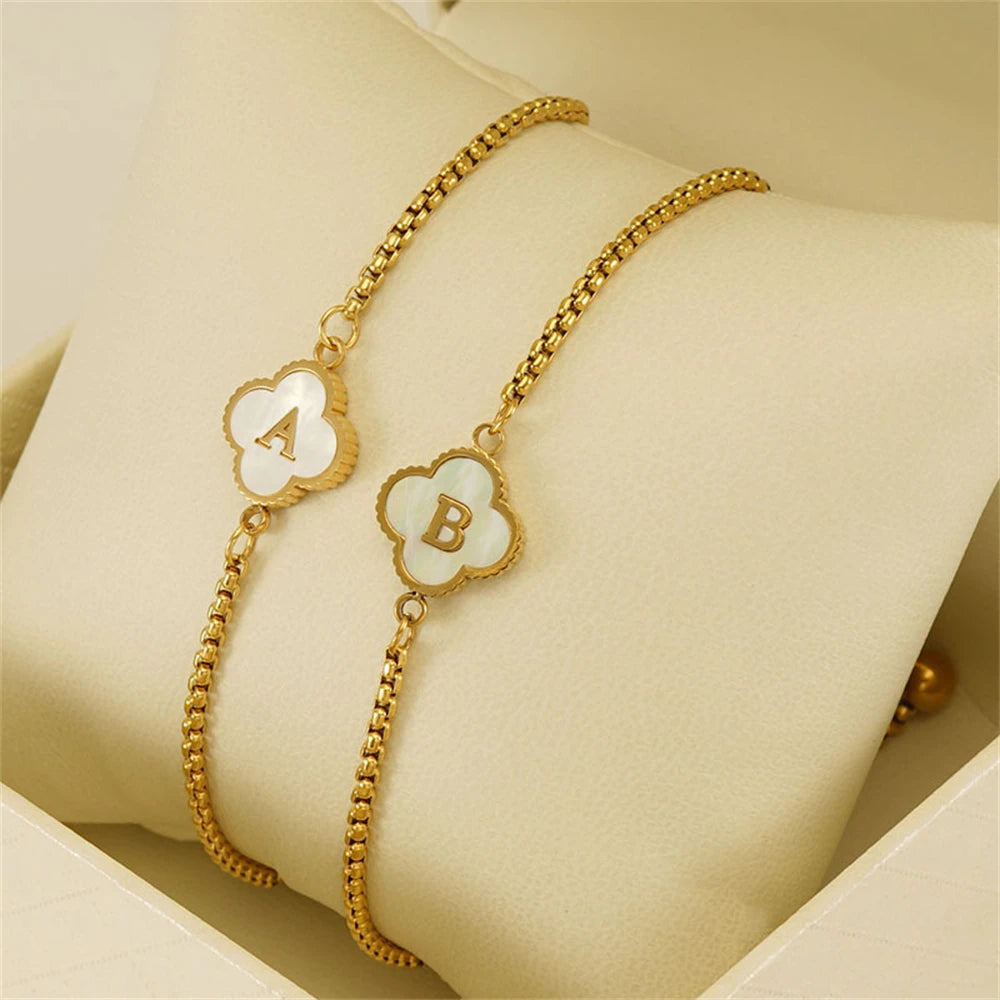 Pearla Initial Bracelet