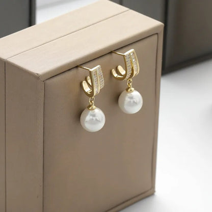 White Pearl Dangle