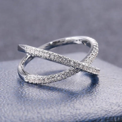 The Alena Cross Band Ring