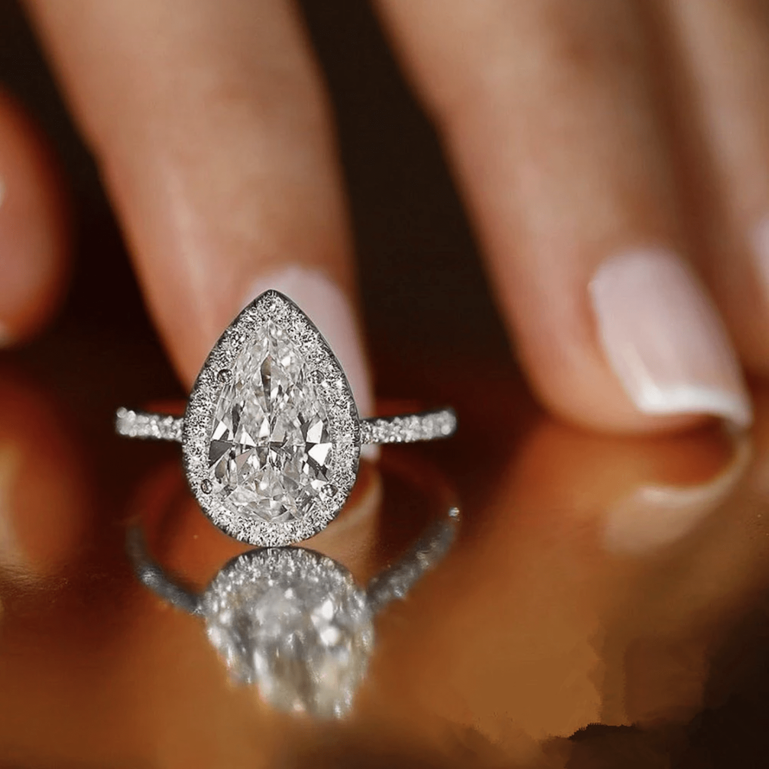 The Aurora Pear Ring – Passions Jewelry