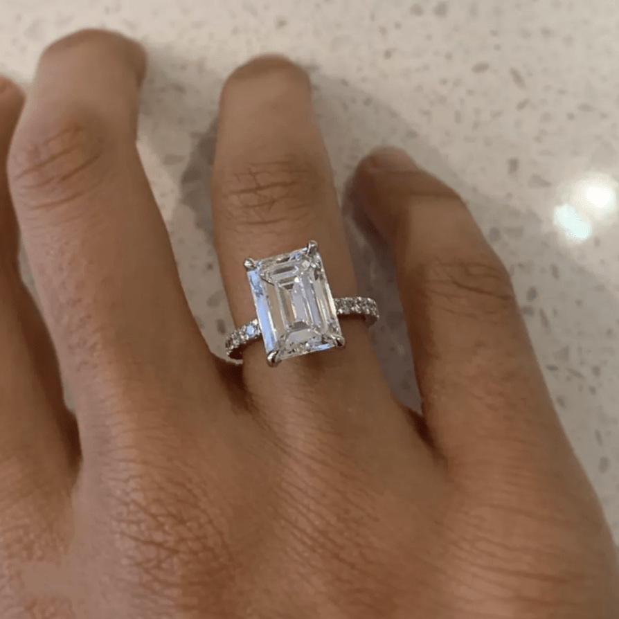 The Emeraude Emerald Cut Ring