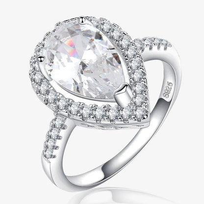 The Aurora Pear Ring