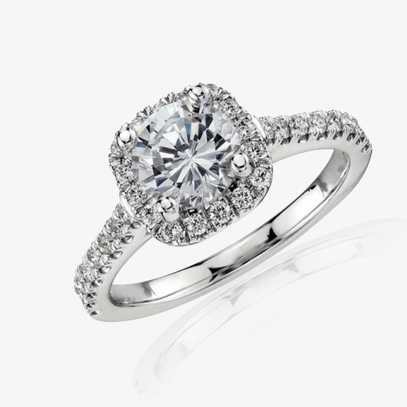 The Amelia Cushion Cut Ring