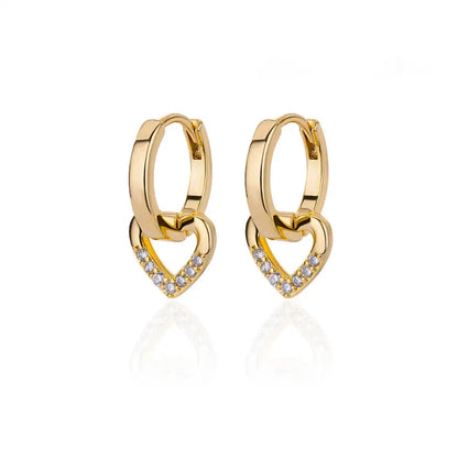 The Amora Heart Earrings