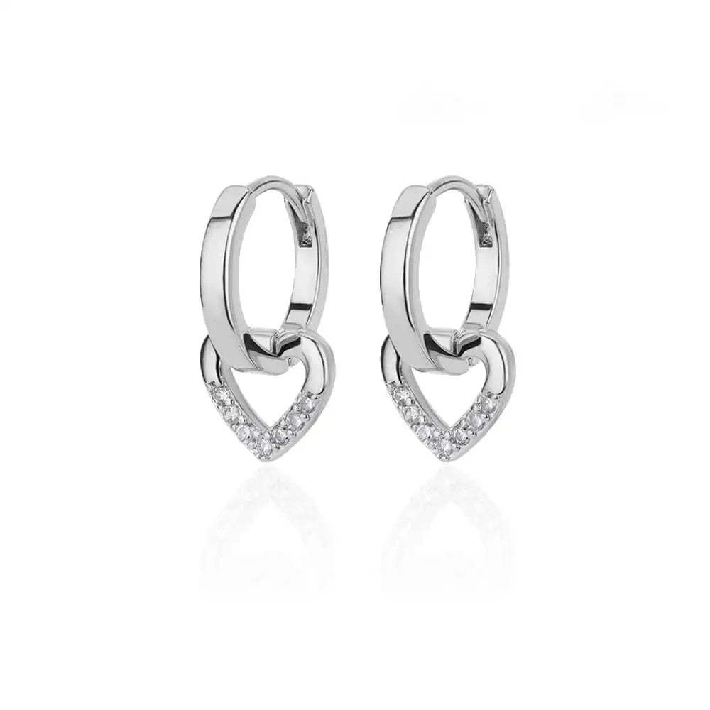 The Amora Heart Earrings