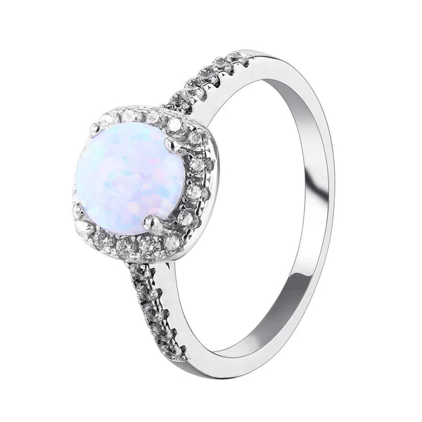 The Celestial Radiance Opal Ring