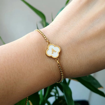 Pearla Initial Bracelet