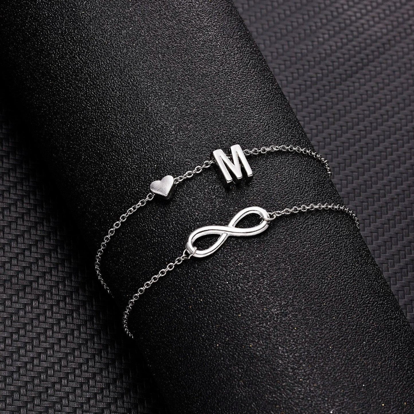 The Infinity Initial Letter Anklet