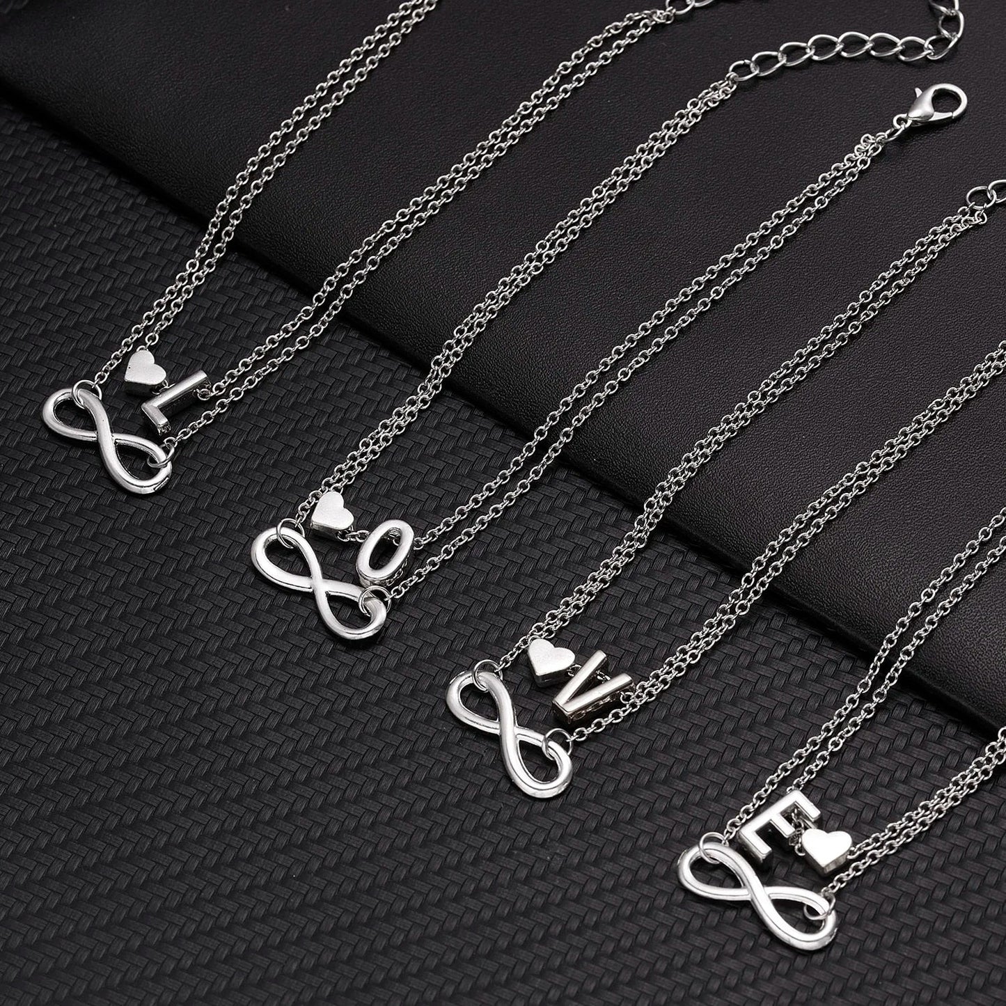 The Infinity Initial Letter Anklet