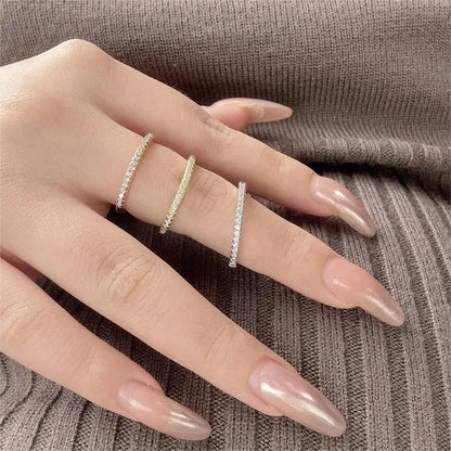 The Lilia Delicate Stackable Band Ring