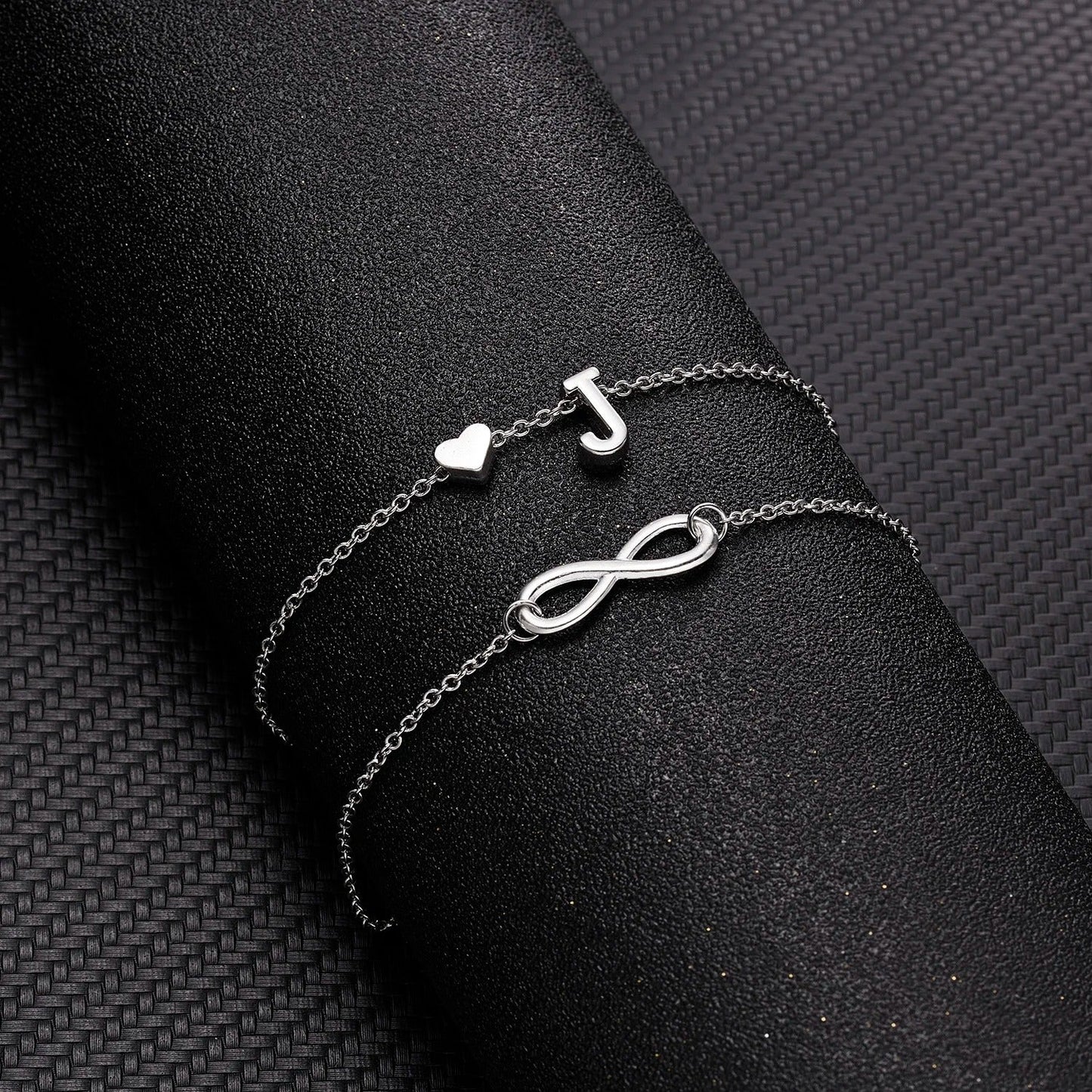 The Infinity Initial Letter Anklet