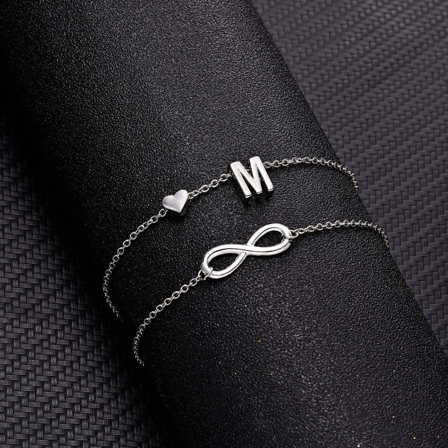 The Infinity Initial Letter Anklet